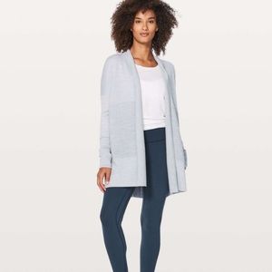 Lululemon sit in lotus wrap - Heathered chambray